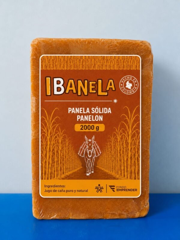 PANELON IBANELA Panela en Cuadro Solido de 2 Kilos