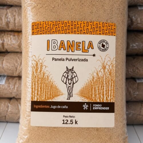 Panela Ibanela Pulverizada a granel de 12.5 kilos