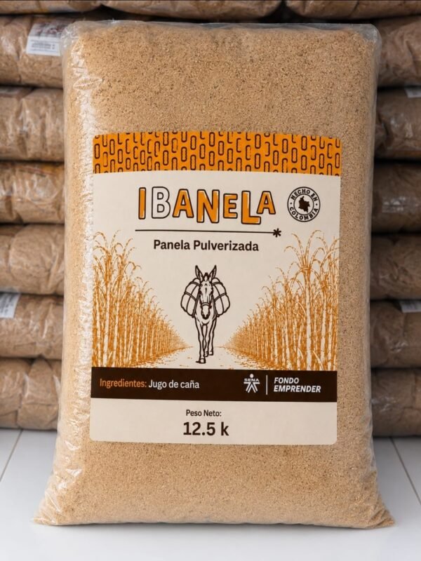 foto de arroba 12.5 a granel Panela Ibanela Pulverizada a granel de 12.5 kilos