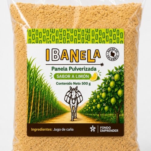 Panela Pulverizada Saborizada Limón IBANELA