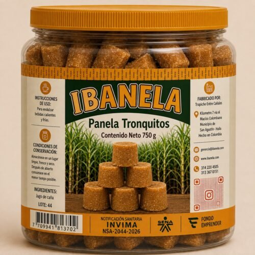 Panela Ibanela en Tronquitos por 750 g
