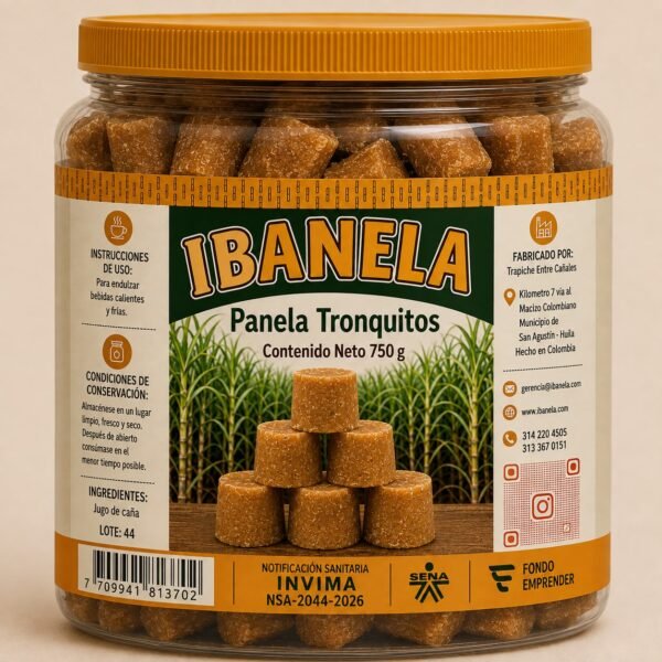 Panela Ibanela en Tronquitos por 750 g