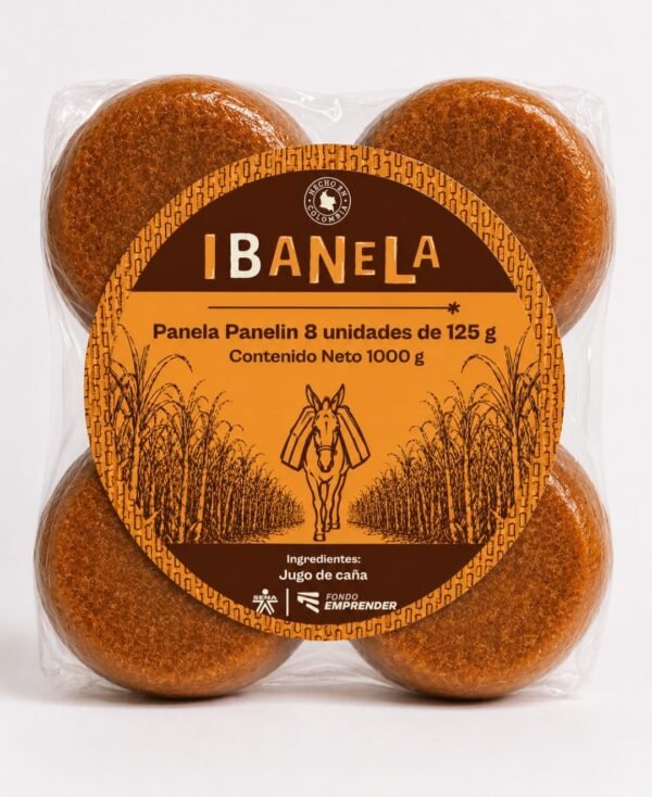 panelin 8 unidades Panela Ibanela Panelin por 8 und de 125 g