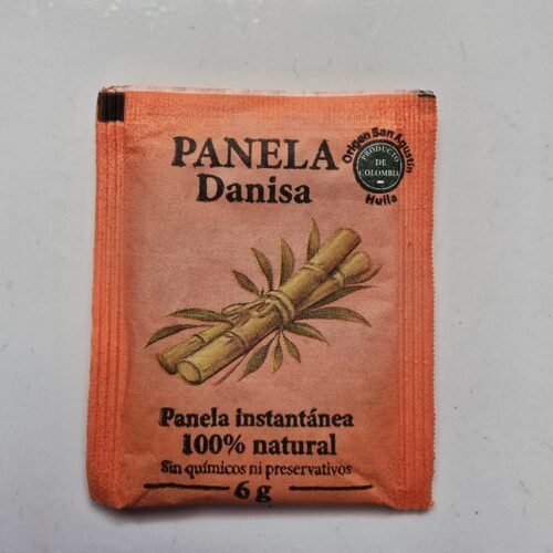 Panela Pulverizada Danisa por 6 g por 50 und