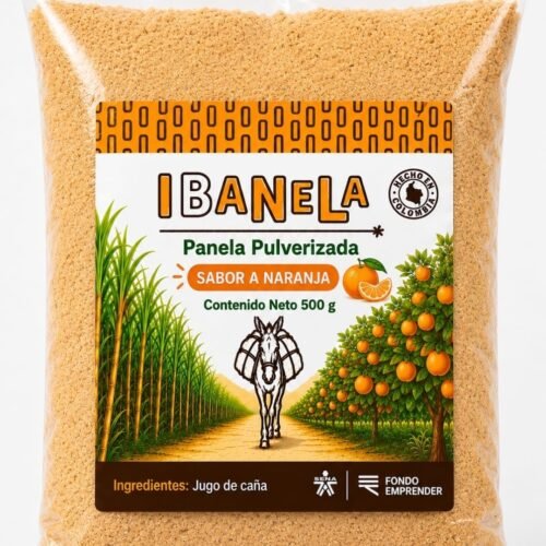 Panela Ibanela Pulverizada sabor a limón de 500 g